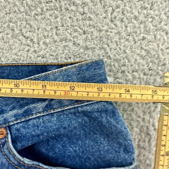 Vintage Levis 505 Womens size 12 USA Made High Waist Tapered Denim Baggy 80s 90s - Picture 12 of 16